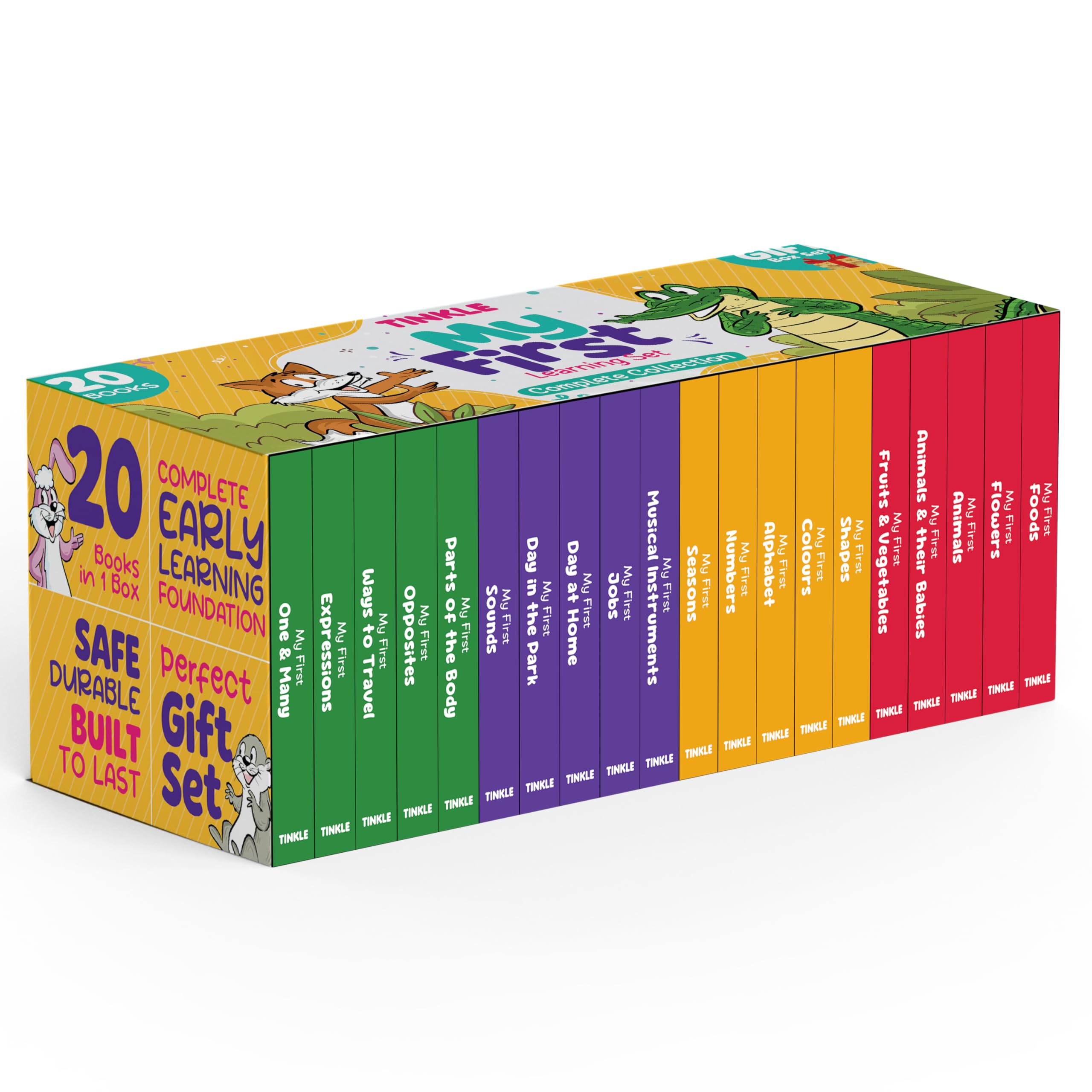 My First Learning Box Set (20 Board Books) - Early Learning